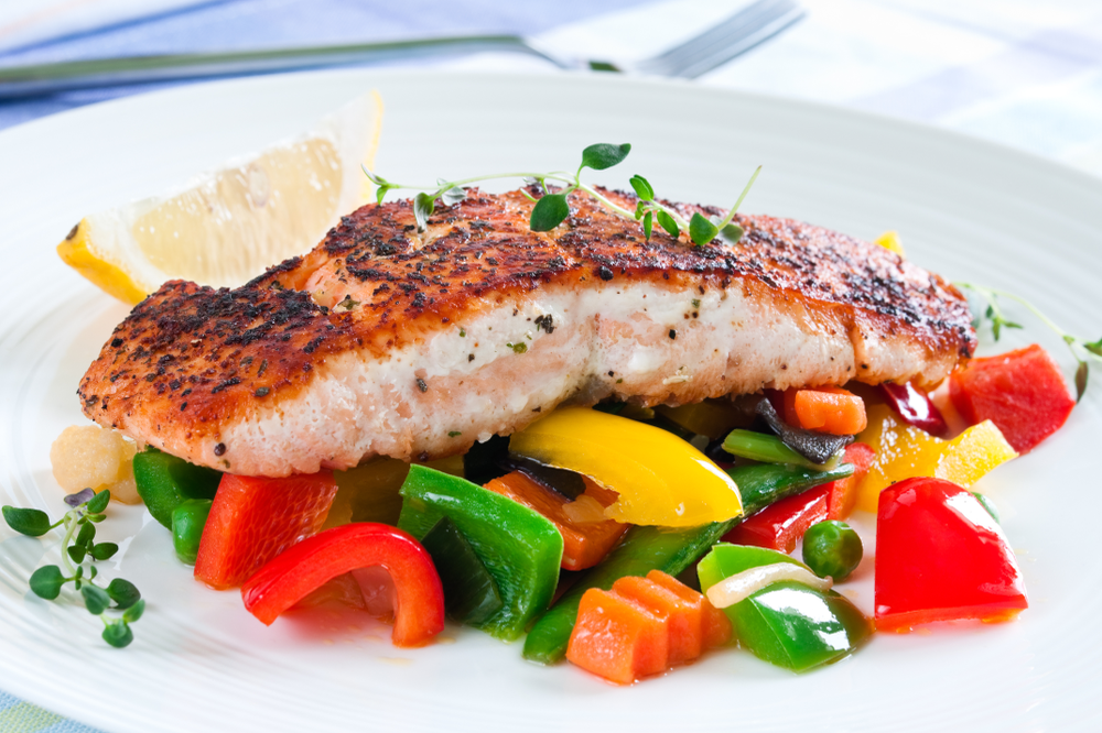 salmon-veggies-food